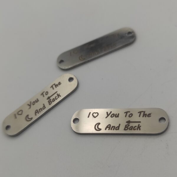 پلاک دوست دارم(I LOVE YOU TO THE MOON AND BACK)