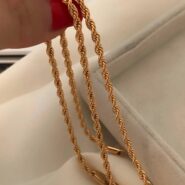 گردنبند طنابی 45 سانت (قطر 3 میل)