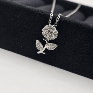 پلاک سواروسکی طرح گل رز