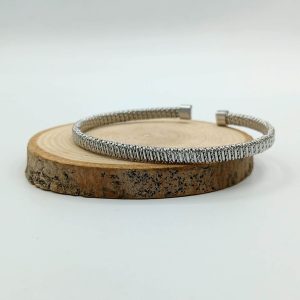 بنگل مدل خاویاری (استیل)